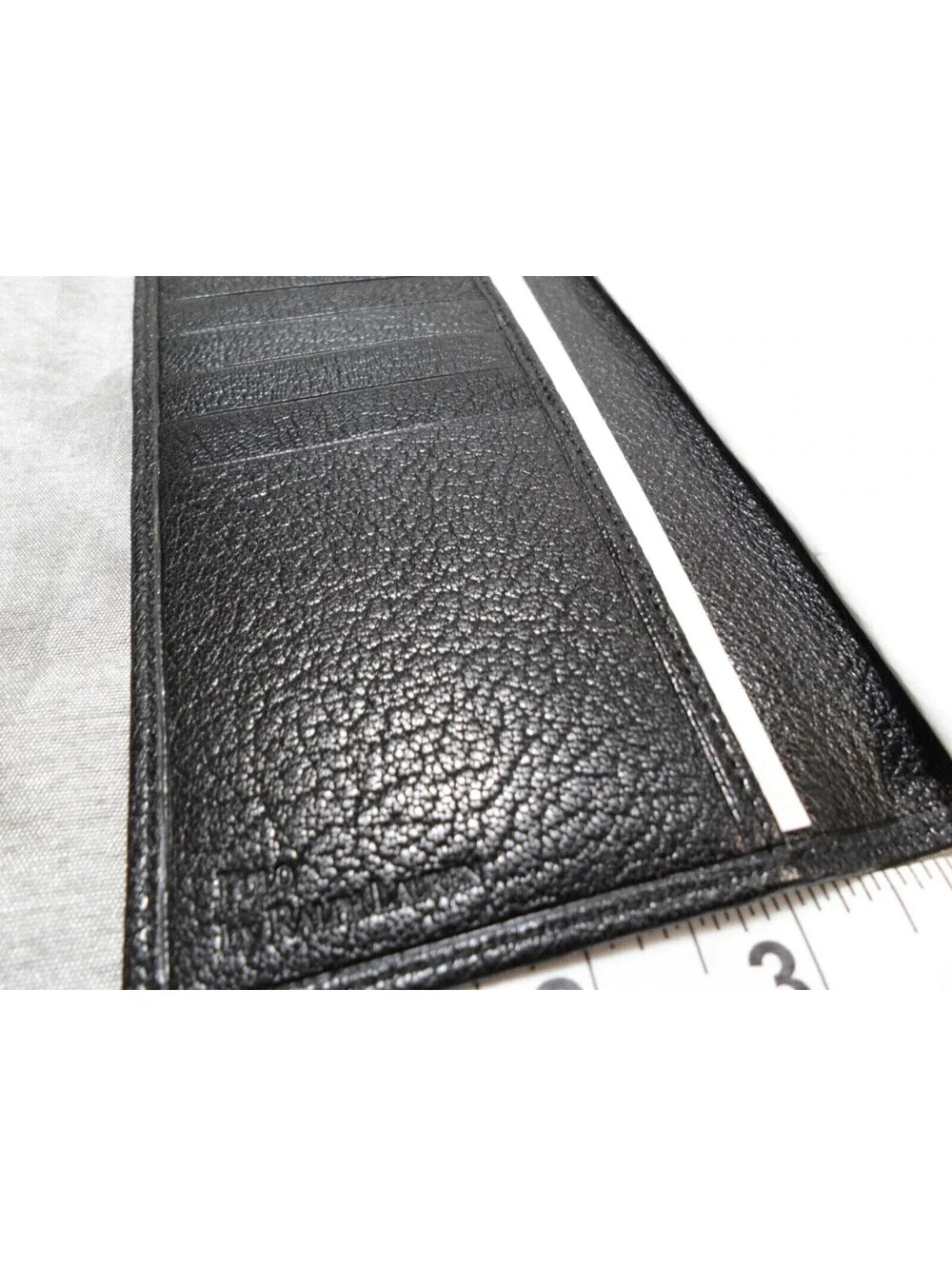 Polo Ralph Lauren Black Leather Bifold Long Wallet